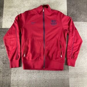 Nike‎ FC Barcelona Track Jacket Full Zip Barca Red Mens Size M N98 478157-618